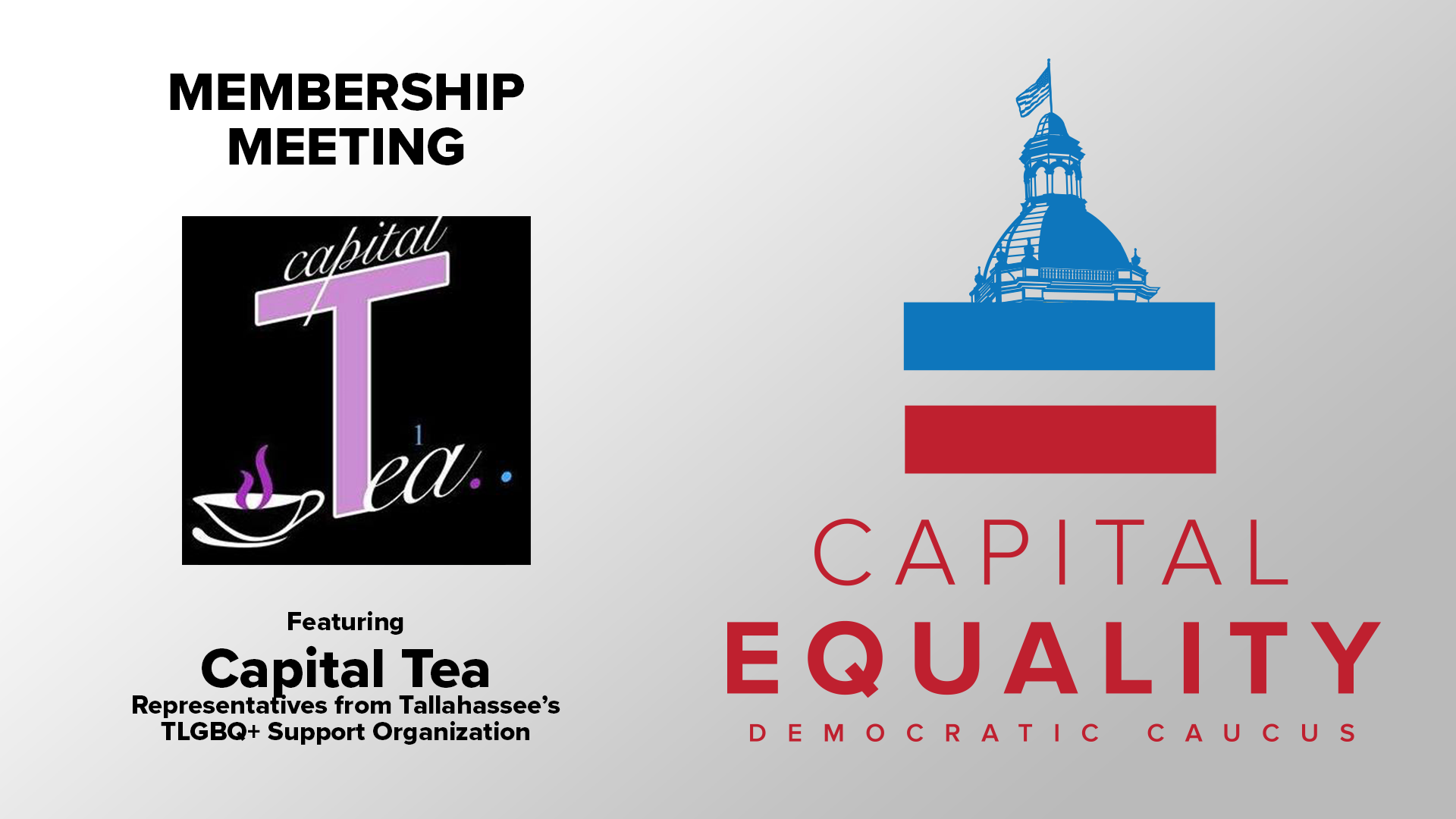 Membership Meeting with Capital Tea Transgender Support Organization