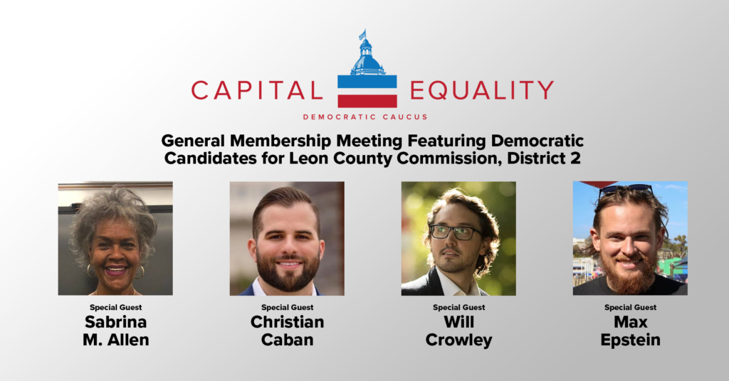Capital Equality July Meeting with Leon County Commission Candidates